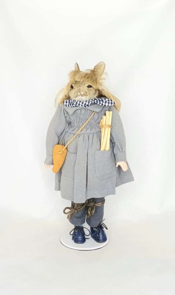 Taxidermy Rabbit In A Dress. Log no 167.